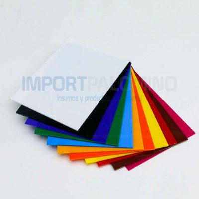 Acrílico de colores