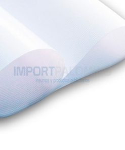 banner traslucido azulado